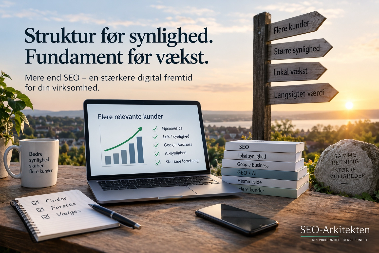 SEO-Arkitekten – struktur, synlighed, lokal SEO, GEO og AI-synlighed