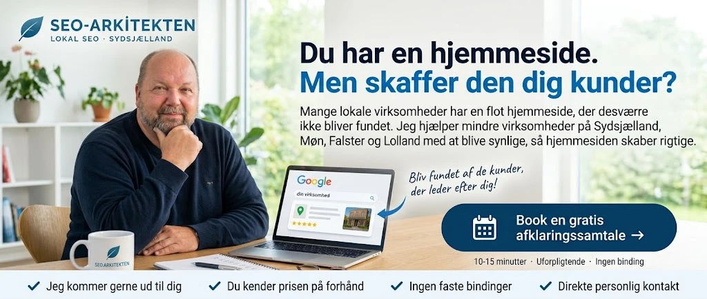 SEO-Arkitekten – struktur, synlighed, lokal SEO, AI-synlighed og GEO